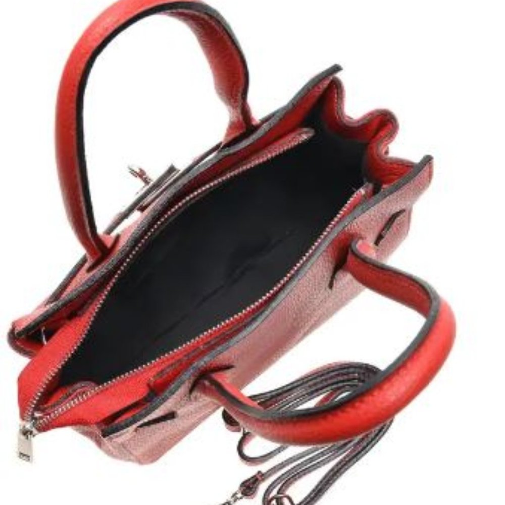 SOFIA CARDONI ITALIAN LEATHER SATCHEL - Picture 5 of 5